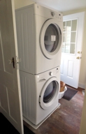 Washer/dryer located in apartment for use of room renters